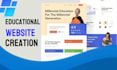build an educational website with wordpress for you