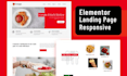 design modern landing page with elementor pro