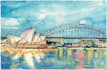 paint landscapes in watercolor