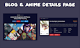 build anime streaming website with content