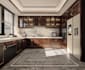 do kitchen interior design with 3d rendering