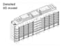 translate your 2d design in a 3d model using sketchup