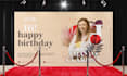 design a birthday backdrop and trade show banner for you