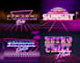 do 80s retro logo designs modern synthwave styles