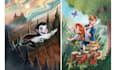 create children story book illustration, whimsical book art