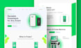 design modern landing page using figma or adobe xd