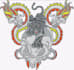 do jacket back embroidery digitizing into dst files
