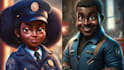 create vibrant african american children book illustrations and covers