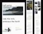 create a unique, modern and useful website layout