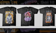 design psychedelic trippy artwork for band merch or poster