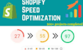 shopify speed optimization and improve page speed on desktop and mobile