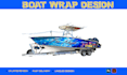 create high level boat wrap design in 24 hours