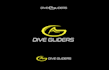 modern sleek diving equipment company logo