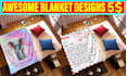 create unique hooded, quilt, pillow, fleece, awesome blanket designs