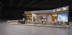 design 3d shots and animation trade show booth, exhibition stall, kiosk, stand