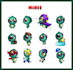 create cute cartoon characters, sticker designs, mascots