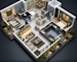 design 3d site plan and layout