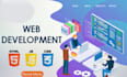 be your frontend developer using html, css, js and bootstrap