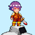 make pixel art background and animation