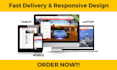 design responsive website using html , css and bootstrap