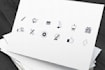 design unique minimal and consistent custom icon set