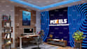 design a realistic virtual background for streams and online meetings
