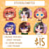 design chibi emotes sticker