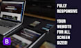 make a responsive website using HTML5, css3 and bootstrap 5