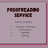 proofread your books and other work