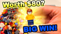 make a lego youtube thumbnail