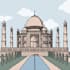 draw a building illustration in cartoon style