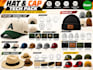 create hat and cap tech pack, flat cap, beanie, panama, straw hat, and 3d mockup