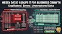 clean, analyze and transform your data using excel or google sheets