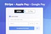 integrate stripe, apple pay, google pay into your web app