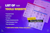 develop tools website for lifetime passive income