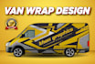create professional van wrap design, vehicle wrap design, car wrap design
