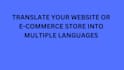 do your website translation into other languages