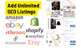 be your ebay lister, ebay listing, ebay product listing, ebay product upload