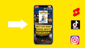 create gaming content for tiktok, reels and youtube shorts