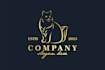 create dog and pet logo in unique style