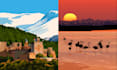 illustrate flat illustration landscape