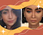 create a realistic female sims 4 character from your references