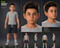 create realistic 3d game character models for unreal engine