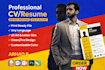 create professional cv design, resume design, expert cv maker