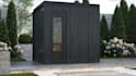create 3d exterior rendering garden room, 3d rendering architecture, home decor