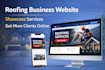 design a professional roofing contractor website in wordpress