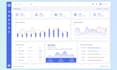 design dashboard in HTML CSS js bootstrap and front end web developer