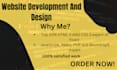 do website development html css javascript, full stack web developer