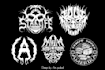 draw a metal band logo super artistic