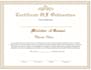 do professional award certificate design